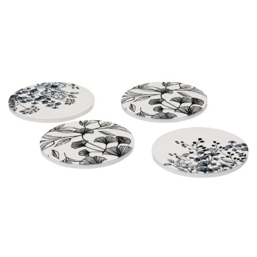 Secret de Gourmet set 4 podmetača white floral 10 cm (194131) Cene