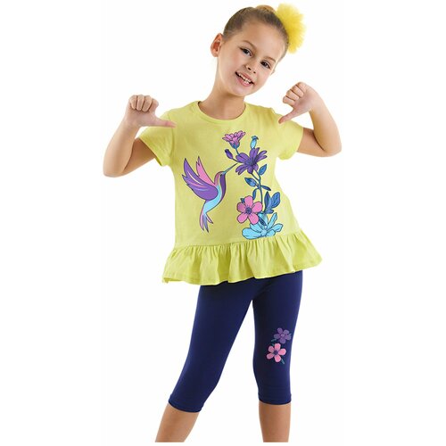 Mushi Bee Hummingbird Girls Kids T-shirt Leggings Suit Slike