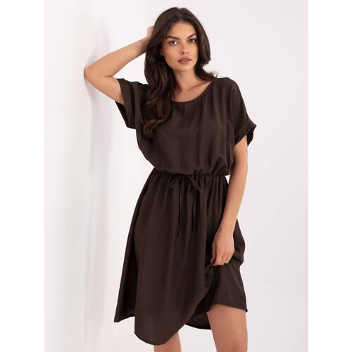 Italy Moda Dress-MI-SK-A63751.67-dark brown Slike