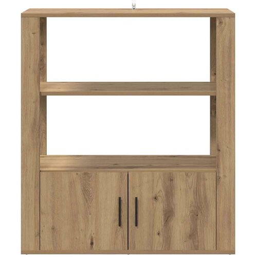 vidaXL Strani šal artisan hrast 30 x 80 x 90 cm Konstruiran les Cene