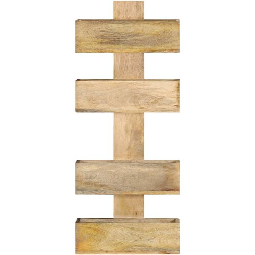  Zidni stalak za časopise 30 x 11 x 72 cm od masivnog drva manga Slike
