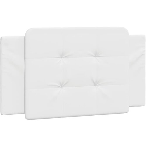 Maison Chic posteljno vzglavje - vzglavna omarica - vzglavna stranica bela 100 cm umetno usnje, (21704340) Cene