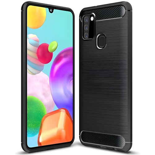 IZMAEL.eu Futrola Carbon Shield TPU za Samsung Galaxy A21s - Crna Cijene