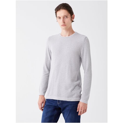 LC Waikiki Crew Neck Long Sleeved Slim Men's Knitwear Sweater Slike