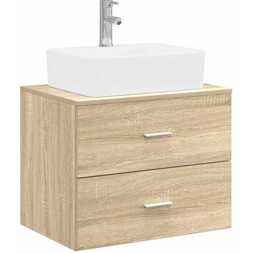  Set namje&amp;scaron;taja za kupaonicu Hrast sonoma Konstruirano drvo Smeđa 62.5 x 44.5 x 50 cm Slike