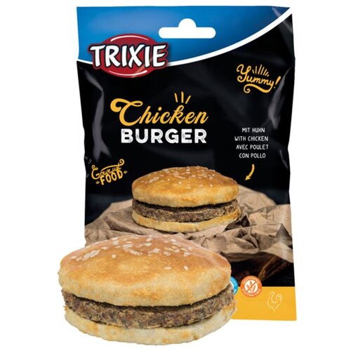 Trixie poslastica chicken burger 140g Slike