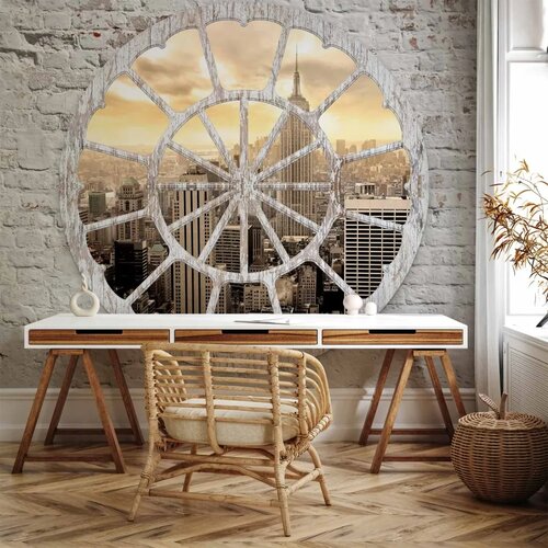  Foto tapeta - New York: A View through the Window 441x315 Samoljepljiva Slike