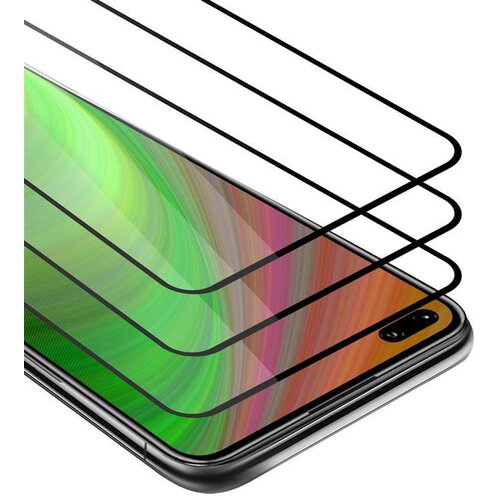 Cadorabo Honor View 30 - Za&scaron;čitna folija v transparentno s čarno - 3-pack Kaljeno steklo za za&scaron;čito zaslona s trdoto 9H in 3D dotikom, (20553203) Cene