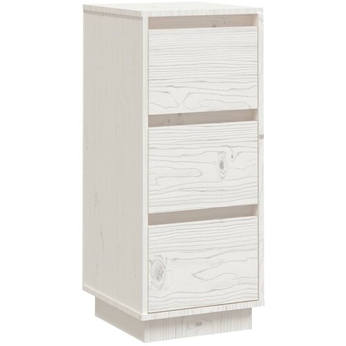 Maison Chic Komoda - Predalnik bela 32x34x75 cm trdna borovina, (21716482) Cene