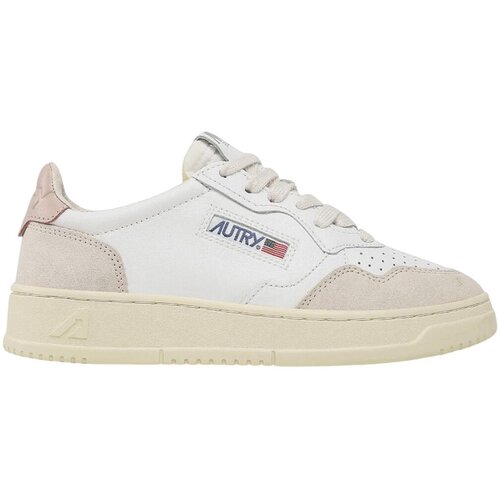 Autry Nizke superge Medalist Leather Low White Pink (Women's) Rožnata Cene