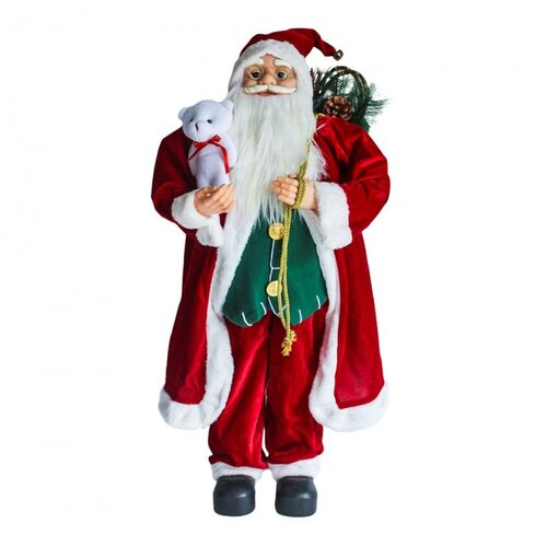  Deco Santa Deda Mraz crvena 90cm Cene
