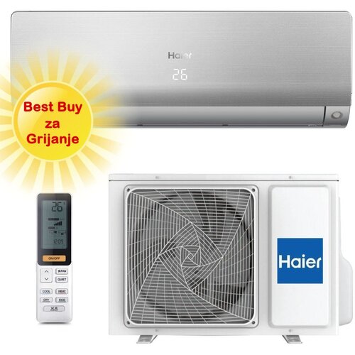 Haier KLIMA UREĐAJ 3,5kW AS35S2SF1FA-S/1U35MEHFRA-1 - Flexis Plus, za prostor do 35m2, A+++ energetska klasa Cijene