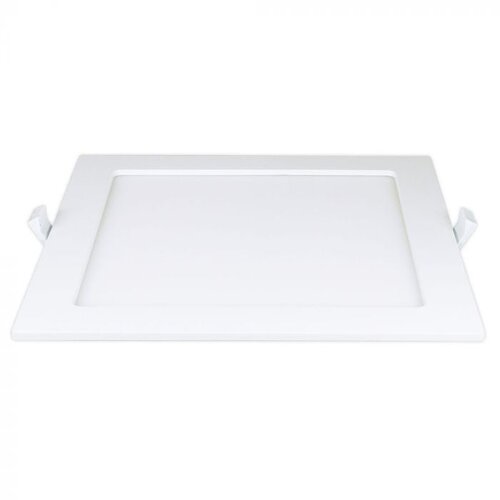  LED panel 18 W, kvadratni, ugradna montaža, 4000 K (neutralno bijela boja svjetla), 1300 lm, Ra> 80, 20.000 h, promjer svjetiljke: 220 mm, promjer otvora za montažu: 200-210 mm, 165-265 V~ 50-60 Hz Cijene