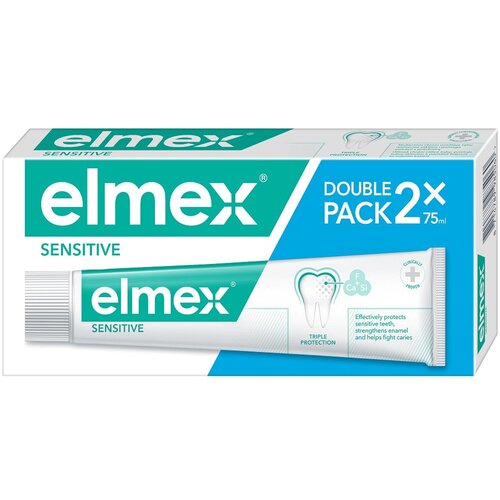 Elmex Sensitive pasta za zube, 2x75ml Cene