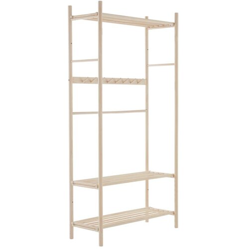 Jotex Set za hodnik od masivnog bora u svijetloj prirodnoj boji 100x200x40 cm Woodley &ndash; Cijene