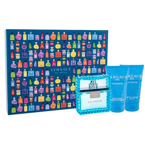 Versace Man Eau Fra&icirc;che poklon set EDT 50 ml + gel za tu&scaron;iranje + balzam poslije brijanja Cijene
