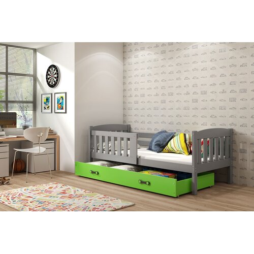 BestBed DJE�JI KREVET KUBUS 190X80 - GRAFIT-Zelena Cijene