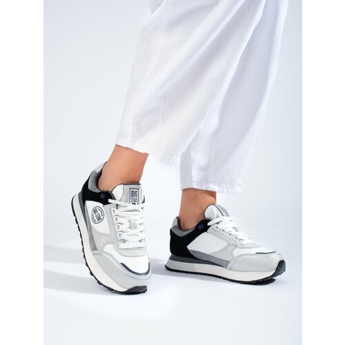 Big Star Women's sneakers white-grey LL274370 Slike