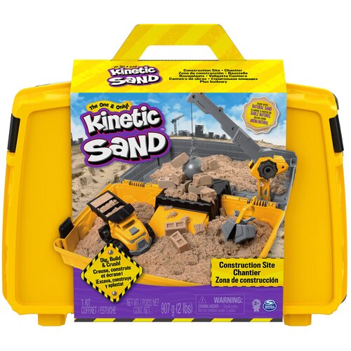 Spin Master Kinetic Sand - Construction Folding Sandbox - 1 k. Slike