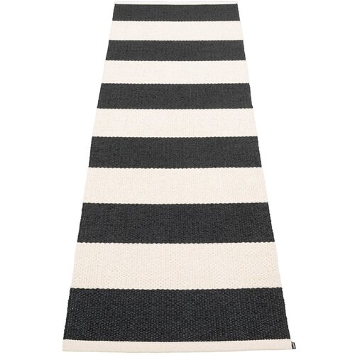 Pappelina Crno-bijela unutarnja i vanjska staza 70x225 cm Bob Black Vanilla &amp;ndash; Slike