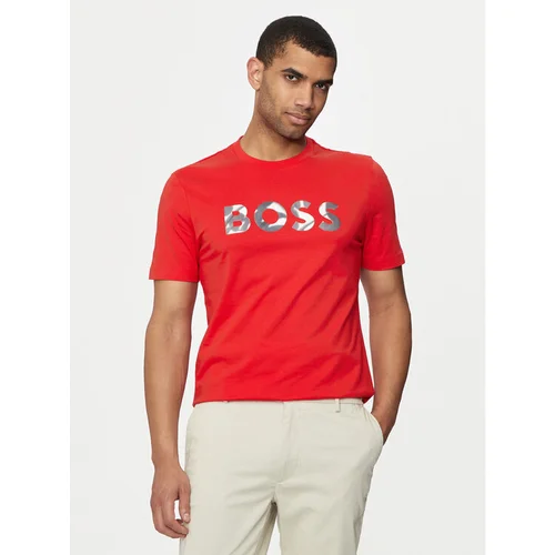 Boss Majica Thompson 15 50513382 Rdeča Regular Fit