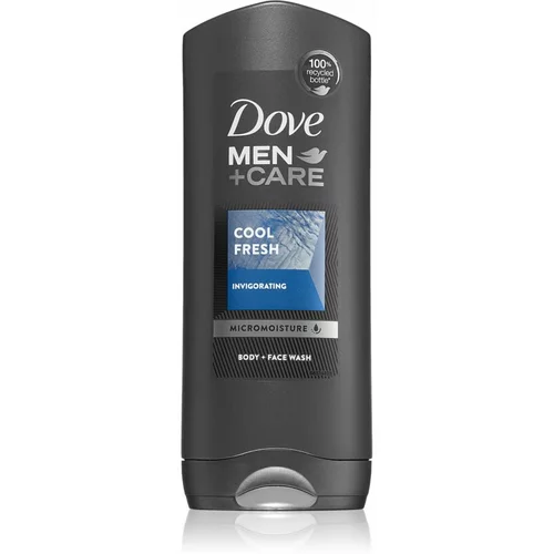 Dove Men+Care Cool Fresh gel za prhanje za telo in obraz 400 ml