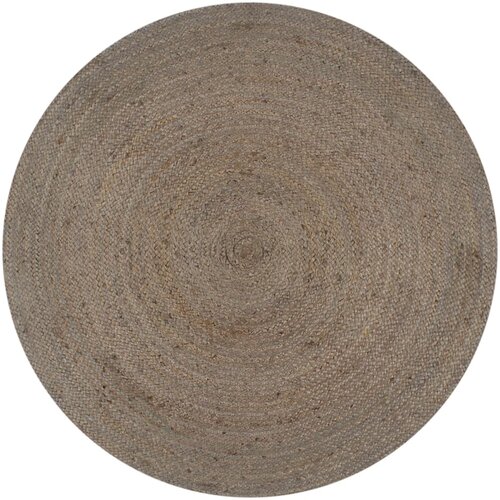 vidaXL Preproga iz jute okrogla ročno delo 90 cm siva, (20668713) Cene