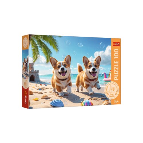 TREF LINE Puzzle 100 delova &ndash; Korgi pas Cene