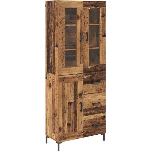  Kuhinjski ormarić 2 pcs Staro drvo 69 5 x 34 x 180 cm Konstruirano drvo Slike