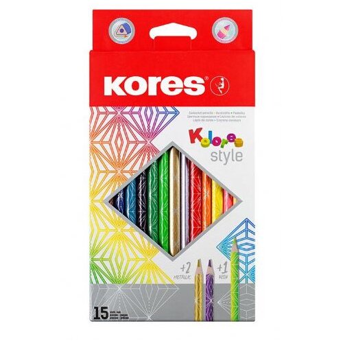 Kores Barvice Kolores Style, 15 kos Cene