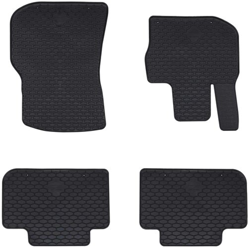 vidaXL Auto tepih 4 pcs Crna prikladno za BMW X3, X4 2018-4D Aft Guma Cijene