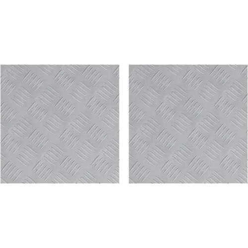  Aluminijski rebrasti lim 2 kom Anti-Sklizno 40x40 cm Slike