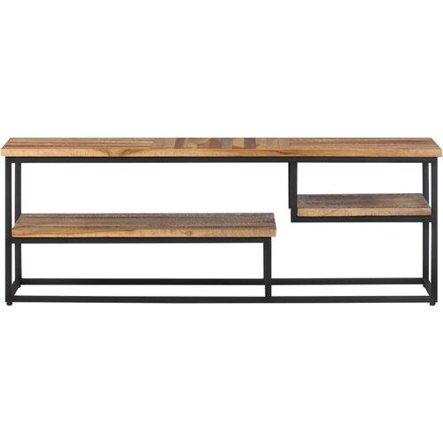 Maison Chic TV omarica - TV stojalo - Televizijska omarica 110x30x39 cm trdna predelana tikovina, (21699605) Slike