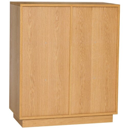 H&amp;uuml;bsch Regal v hrastovem dekorju v naravni barvi 80x95x30 cm Disco &amp;ndash; Slike