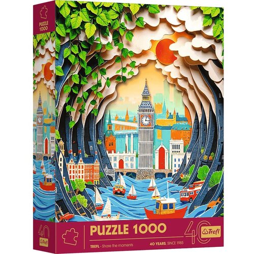 Trefl 3D Puzzle 40th anniversary of - London 40043 - 1.000 delova Slike