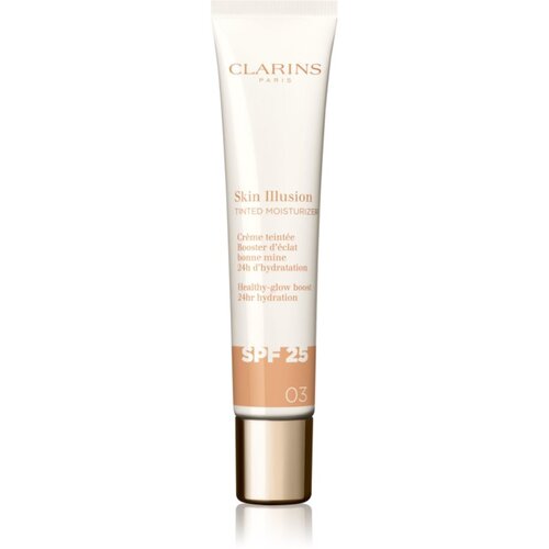Clarins Skin Illusion Tinted Moisturizer krema za toniranje SPF 25 nijansa 03 40 ml Slike