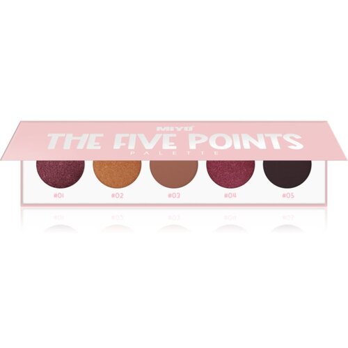 Miyo Eyeshadow The five points paleta senčil za oči odtenek 16 Holy grail 1 kos Cene