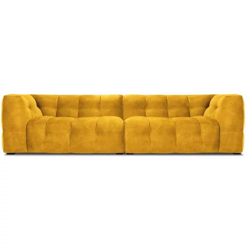 Windsor & Co Sofas žuta baršunasta sofa Vest, 280 cm
