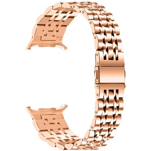 INF združljiv s samsung galaxy watch 8 integrirana jeklena zapestnica s sedmimi kroglicami pinkgold, (5000079092) Cene