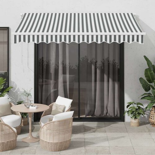  Tenda na ručno uvlačenje LED antracit i bijela 300 x 250 cm Cijene