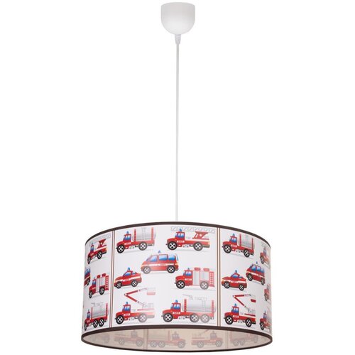  Dečiji luster KIDS ROOM 1xE27/60W/230V, prečnik 40 cm, vatrogasci Cene