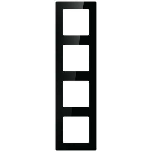 Avatto okvir stikala za luči N-TS10-Frame-B4 quadruple (črn), (20845009) Slike