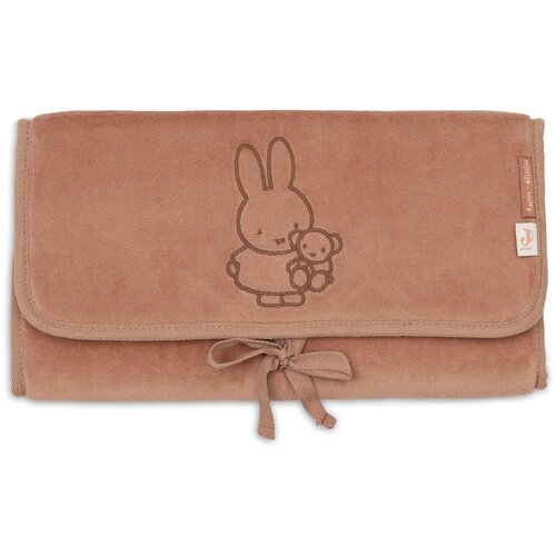 Jollein prijenosna podloga za previjanje miffy moments velvet light terra Slike