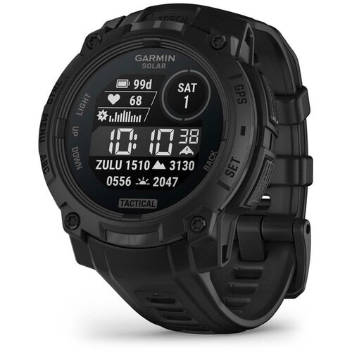 Garmin pametni sat Instinct 3 45 mm Solar Tactical Edition, crni Slike