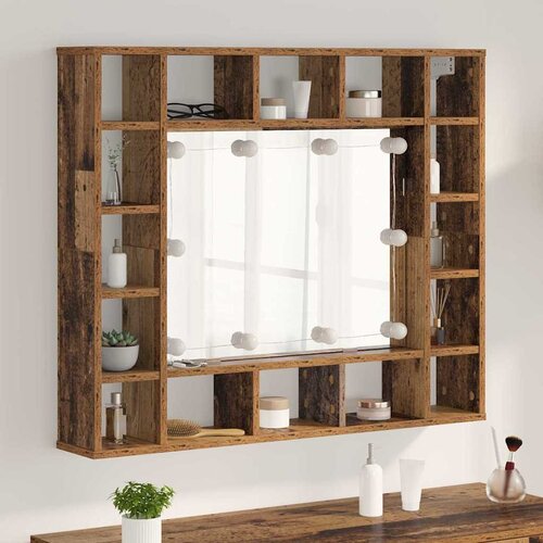  Ogledalo ormar Staro drvo 91 x 15 x 76,5 cm Konstruirano drvo Cijene