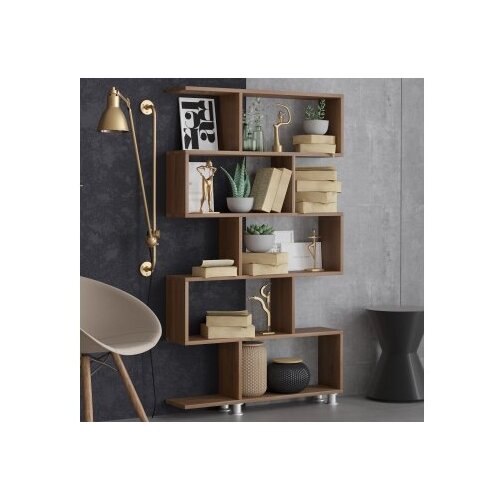 Hanah home Polica za knjige, Orah, Nilüfer - Walnut Cijene