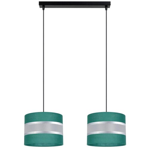 Viseći luster na sajli CORAL 2xE27/60W/230V, u zelenoj boji Cene