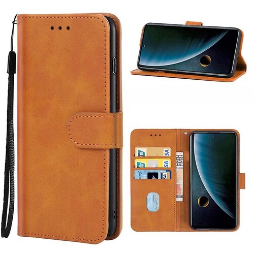 INORCO Ovitek za telefon z denarnico in stojalom za ZTE Blade L220, etui iz telečjega usnja, (22035869) Slike