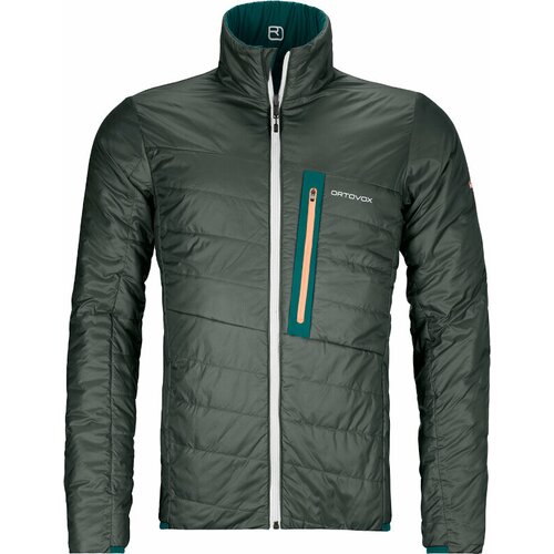 Ortovox Swisswool Piz Boval Jacket M Pacific Green M Slike