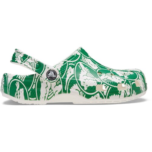 Crocs Natikači Classic Duke Print Clog K 210007 Zelena Cene